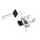 Cowbell Holder for Drum Hoop with Adjustable Clamp, Durable Metal Percussion Mount 24BD 5