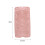 Mini Silicone Washboard with  Friction Surface, Foldable Laundry Pad with Suction Cup, Pink 2