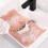 Mini Silicone Washboard with  Friction Surface, Foldable Laundry Pad with Suction Cup, Pink 4