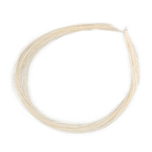 Violin Bow Hair 1/2 Size Replacement, Professional White Horsehair for Violin and Cello Bows