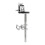Silver Adjustable Cowbell Holder Mount for Drum Kit Percussion Stand Clamp 4