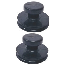 2pcs Buddha Singing Bowl Handle Set, Black Sound Bowl Lifting Tool, Exact Fit Design