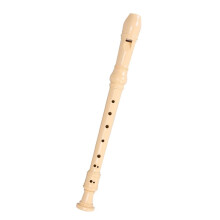 Soprano Recorder 8Hole Treble Flute for Beginners, Easy Learning, Beige Student Instrument