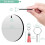 Sublimation Blanks Keychains,400 PCS 2Inch Round Sublimation Blanks Keychain Circle with Tassels,for DIY  Making 7