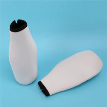 20 Pieces Beer Bottle Coolers Bottle Insulator Sleeve Covers with Ring Zipper for 12 Oz 330 Ml Bot