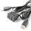 2 Pcs 150CM Car Dash Flush Mount 2 USB Port Panel Auto Boat Dual USB-TAPYC Extension Cable Adapter for 6