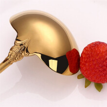 3X 304 Rvs Soeplepel Koken Tool Keuken Accessoires Gold Scoop Servies Vergulde Soep Opscheplepel