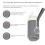 Portable Baby Bottle Warmer, 3 Level Temp, Adjustable, Compact, Grey 4
