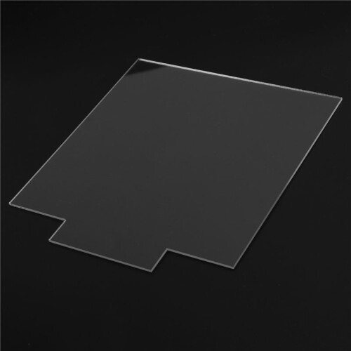 2mm Acrylic Sheet Clear Cast for Plexiglass with Double Sided Protective for LED Light Base Signs DIY Display 18 Pcs 1