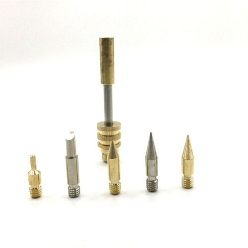 2X 510 Interface Soldering Iron Tip USB Wireless Soldering Iron Tip Welding Tool 15W Cutter  Horseshoe Shape