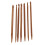 7pcs Bamboo Crochet Hooks Set - Ergonomic Handles, Size Range 4.0-7.0mm 3