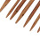 7pcs Bamboo Crochet Hooks Set - Ergonomic Handles, Size Range 4.0-7.0mm 7