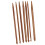 7pcs Bamboo Crochet Hooks Set - Ergonomic Handles, Size Range 4.0-7.0mm 12