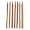 7pcs Bamboo Crochet Hooks Set - Ergonomic Handles, Size Range 4.0-7.0mm 13