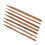 7pcs Bamboo Crochet Hooks Set - Ergonomic Handles, Size Range 4.0-7.0mm 16