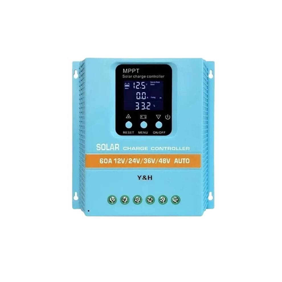 Mppt Solar Charge Controller 60A 12V 24V 48V With Lcd Display Dual Usb For Offgrid Rv Boat 9455672111720