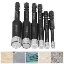 Porzellan- und Keramik-Diamantbohrer 6er-Set für Stein & Mauerwerk Australien
