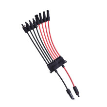 Solar Panel Y Connector MC4 Splitter 8 in 2 Out Waterproof IP67 for MultiPanel Arrays