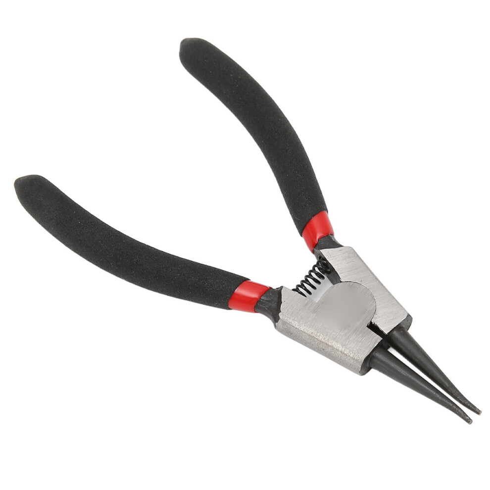 External Straight Circlip Pliers 125Mm Carbon Steel & Rubber 3591390406208