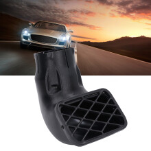Universal Car Snorkel Head 3.5in LLDPE Dust Collector Black