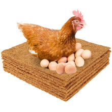 10PCS Washable Chicken Nesting Pads 13x13 Reusable Hen Nesting Box Liners for Egg Protection