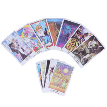 78 Stück beschichtetes Papier Pride Tarot-Deck, Wahrsage- und Schicksalskarten