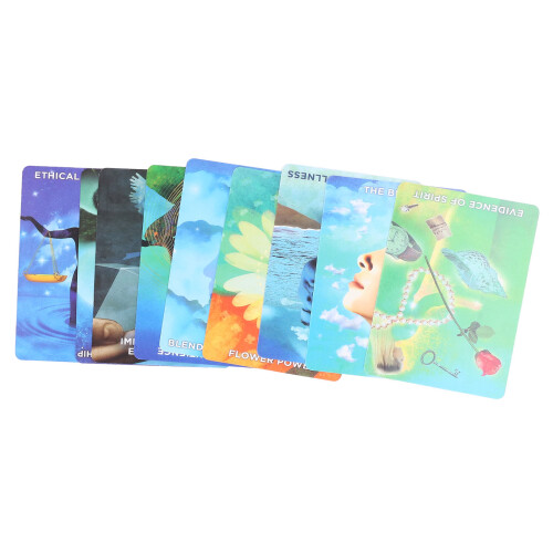 50 Blätter Tarot-Wahrsagekarten Papier Freizeit Party Geschenk 2