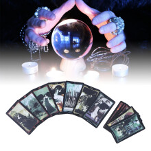 78 Stück Dunkle Engel Tarotkarten, Wahrsagung, Partyspiel, Kaschiertes Papier