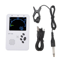 3 in 1 Rechargeable Digital Metronome Tuner with Human Voice Beat for Guitar Bass Violin Guzheng