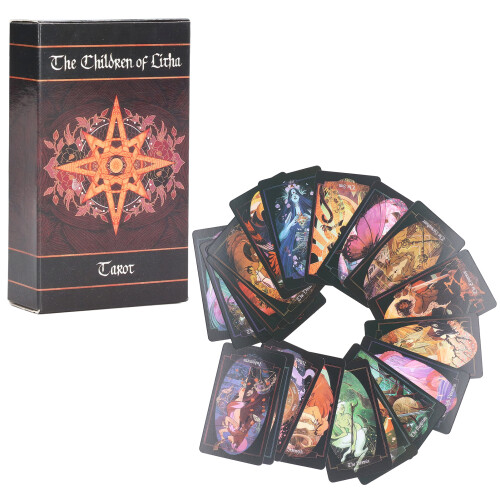 Litha Kinder Tarot-Deck – 78 Kunstpapier-Orakelkarten 1