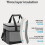Waterproof Tableware Coolers Bag Lunch Box with Shoulder-25L 7