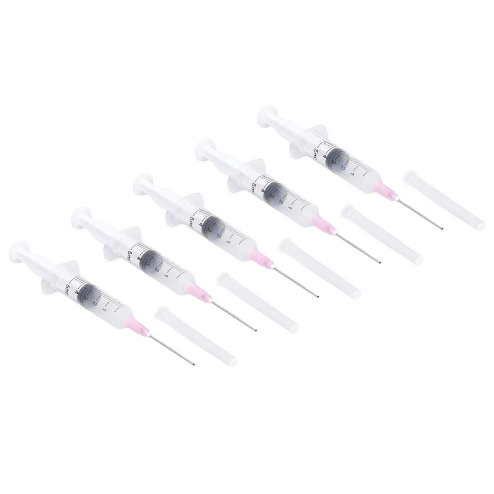 5Pcs 5Ml Plastic Ink Filling Syringe With Scale For Printer Cartridges 6901390407049