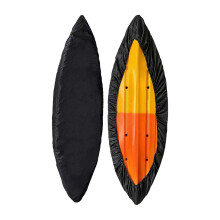 Oxford Cloth Canoes Dustproof Cover with-Black for 3.6 to 4 M
