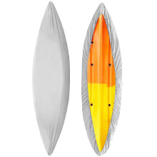 Professionele Oxford stoffen kano's-zilver voor 5,6 tot 6 M