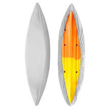 Canoes Dustproof Cover with Elastic-silver for 4.6 to 5 M