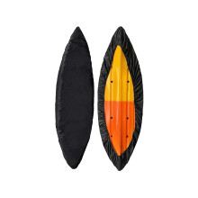 Waterproof Tear Resistant Kayak Cover-Black for 2.1 to 2.5 M