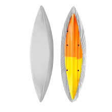 Oxford Cloth Canoes Dustproof Cover-silver for 3.6 to 4 M