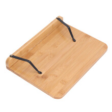 Faltbarer Bambus-Buchstütze – Verstellbarer 5-Angle Holz-Couchbook- & Tablet-Halter