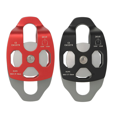 Double Pulley System for Childrens Ziplines Climbing-Black 1