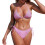 2-teiliges Neckholder-Bikini-Set mit Polka Dots und-Glitzer L 1