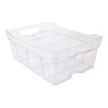 Strata Organise Me Clear Plastic Storage Basket - Medium