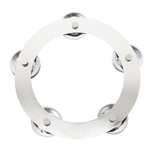 Drum Cymbal Accessories Set with Hi Hat Replacement Parts, Durable Iron Bell, Silver Hardware