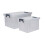 Strata Strata StackMaster Clear Plastic Storage Box Set - 35L + 70L 1