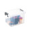 Strata Strata StackMaster Clear Plastic Storage Box Set - 35L + 70L 3