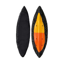 Canoes Dustproof Cover Waterproof Kayak-Black for 3.1 to 3.5 M