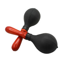 Professional Maracas with ABS Shell and Wooden Grip, African Percussion Hand Shaker for Live Performance
