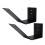 Wall Mount Baseball Gloves Display Rack Keeps Gloves-2 pack 1