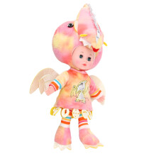 Niedlicher pinker Dinosaurier-Babypuppe 40 cm weiches Plüschtier für Mädchen