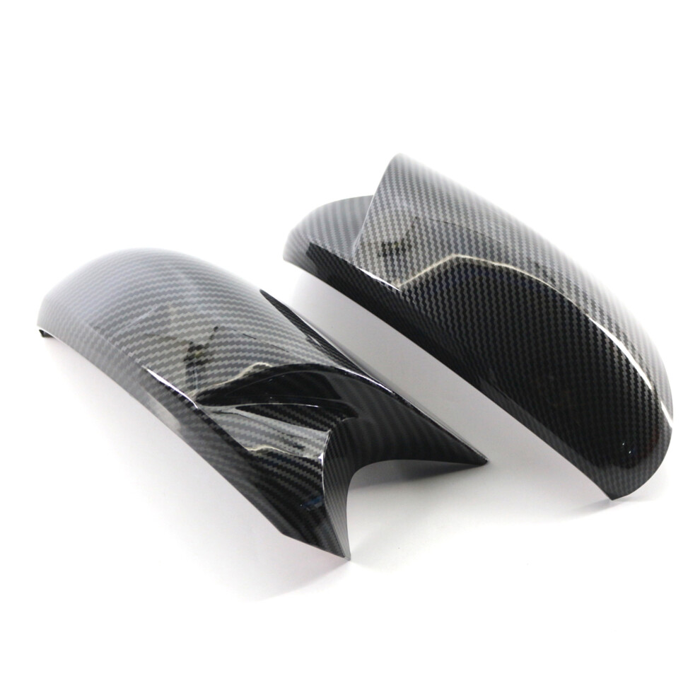Carbon Fiber Side Mirror Cover Caps For Bmw E90 E91 E92 E93 Pre-Lci, M3 Style 8491390408613