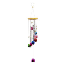Outdoor Wind Chimes Colorful Bell Nordic Style for Garden Balcony Patio Hanging Decor Gift